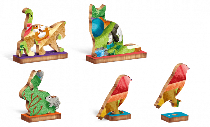 PUZZLE DE LEMN – ANIMALE DE COMPANIE [3]