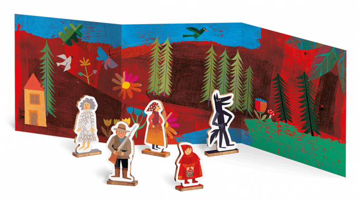 PUZZLE DE LEMN – POVESTI: SCUFITA ROSIE [2]