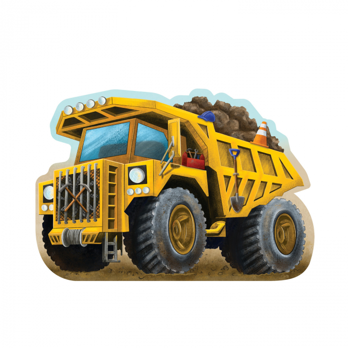 Puzzle de podea in forma de basculanta, Dump Truck Floor Puzzle [4]