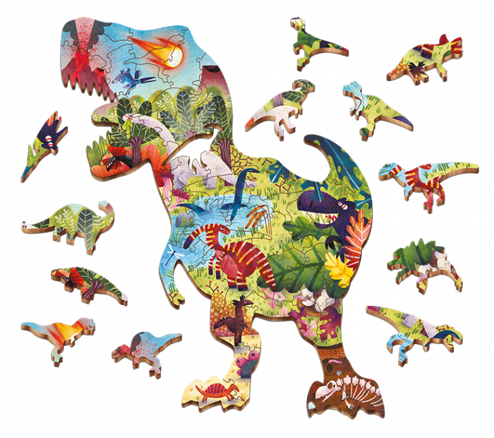 Puzzle din lemn - Dinozaurii [2]