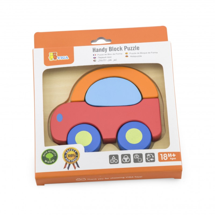 Puzzle din lemn - masina [2]