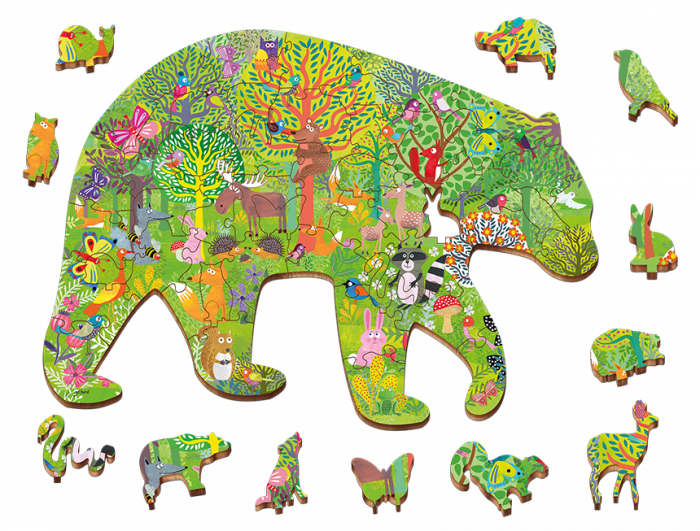 PUZZLE DIN LEMN – PADUREA [2]