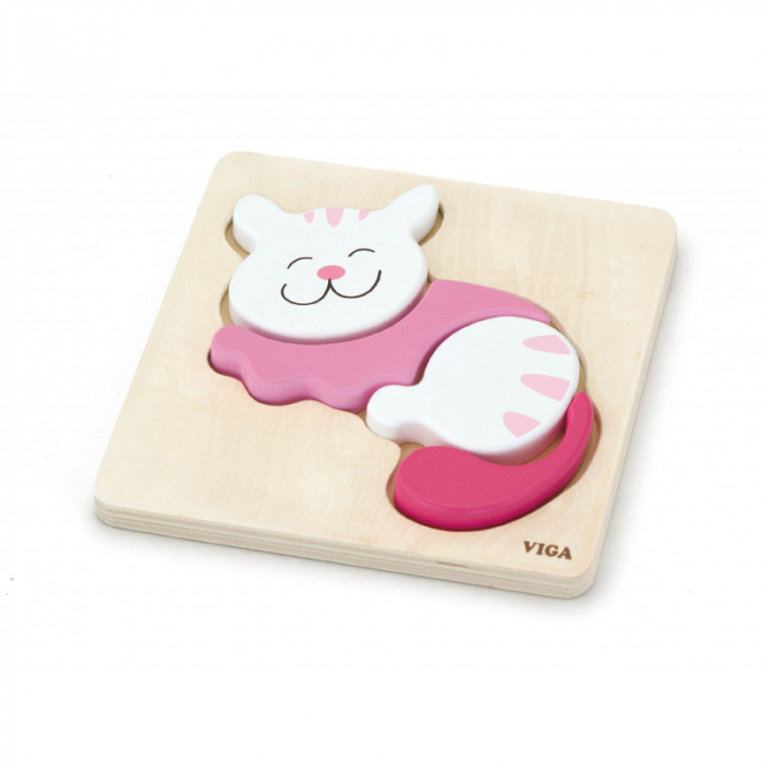 Puzzle din lemn - pisica, Viga [2]