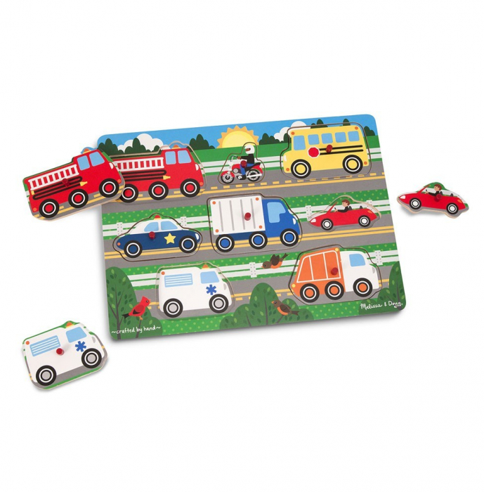 Puzzle din lemn Vehicule cunoscute [3]
