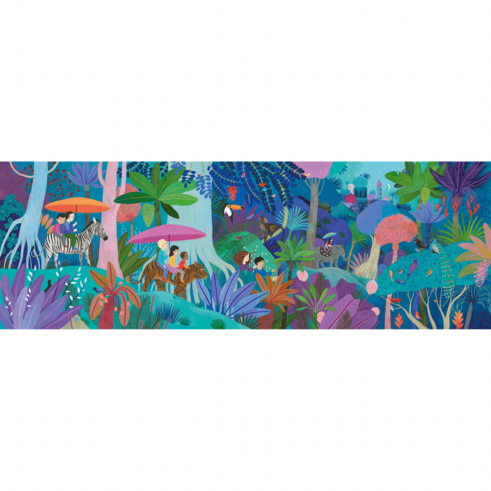 Puzzle Djeco Plimbarea copiilor, 200 pcs [4]