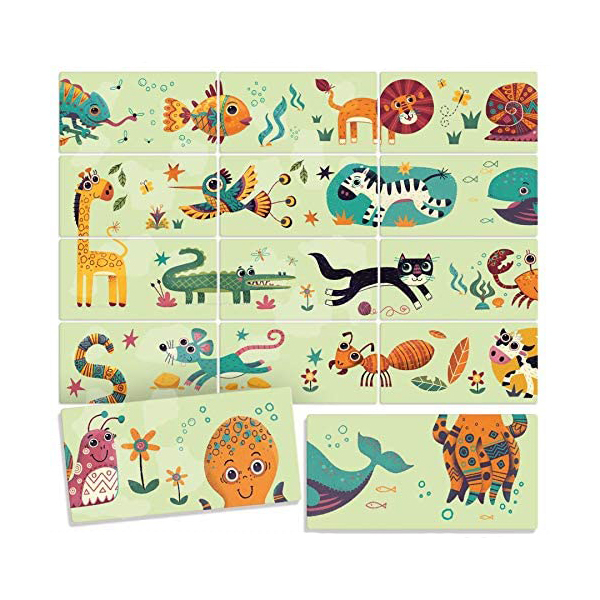 PUZZLE DOMINO ANIMALE [2]