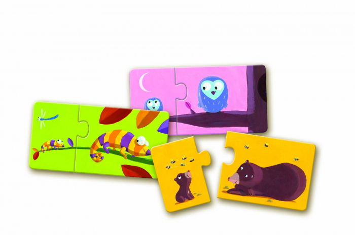 Puzzle duo Djeco Mama si puiul [2]