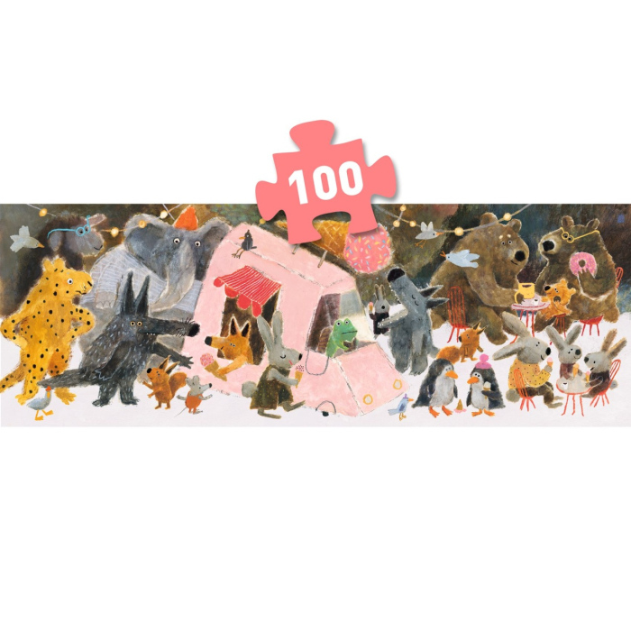 Puzzle galerie Fiesta animalelor, Djeco [4]