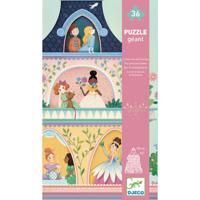 Puzzle gigant Djeco, Castelul printeselor [1]