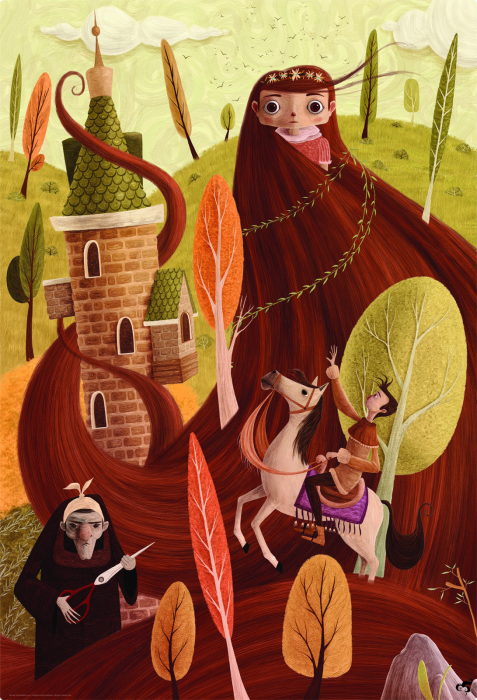 Puzzle Gigant Lumea Povestilor - Rapunzel [2]