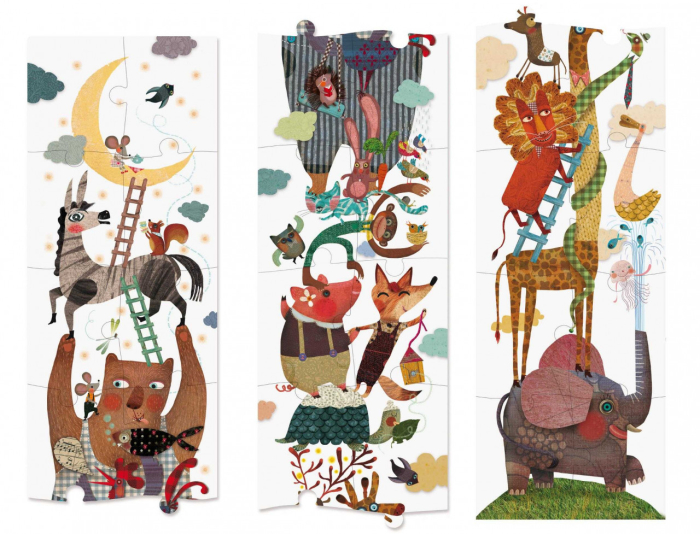 Puzzle gigant Sus pana la luna [2]