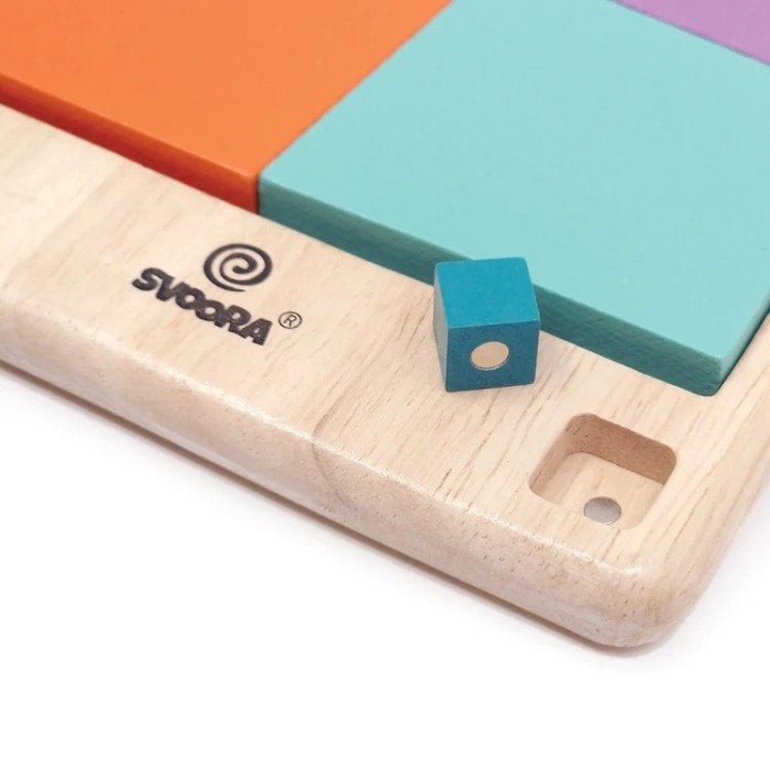 Puzzle logic din lemn Piesa lipsa, Svoora [3]