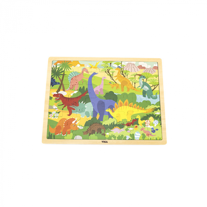 Puzzle Lumea dinozaurilor, 48 de piese, Viga [2]