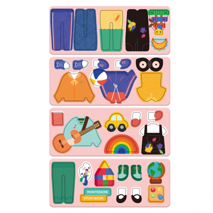 Puzzle magnetic in cutie metalica, joc de potrivire si asociere - Educatoare [9]