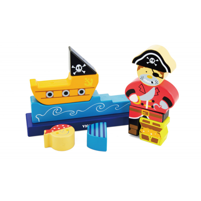 Puzzle magnetic Piratul, Viga [2]