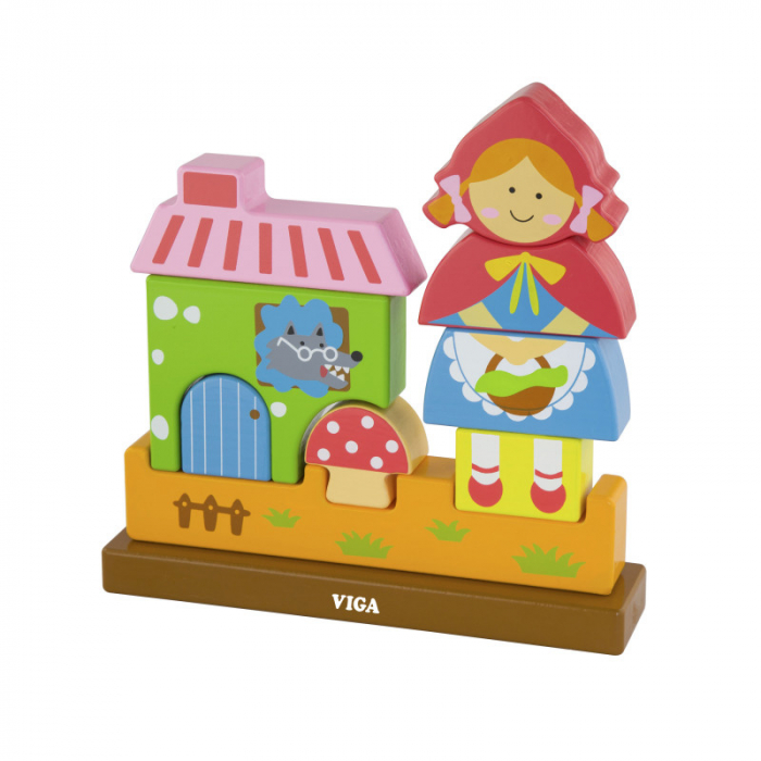 Puzzle magnetic Scufita Rosie, Viga [2]