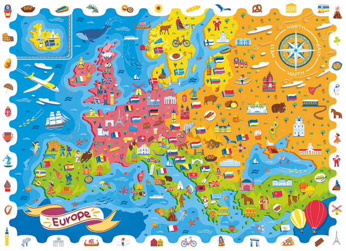 PUZZLE MICUL DETECTIV – HARTA EUROPEI [3]