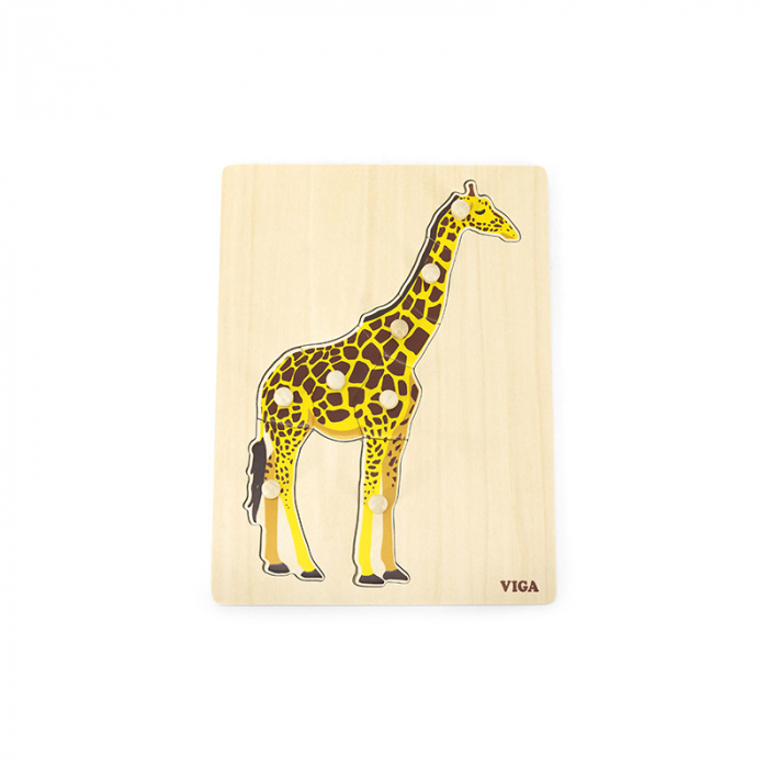 Puzzle Montessori, Girafa, Viga [4]