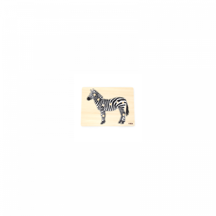 Puzzle Montessori, Zebra, Viga [4]