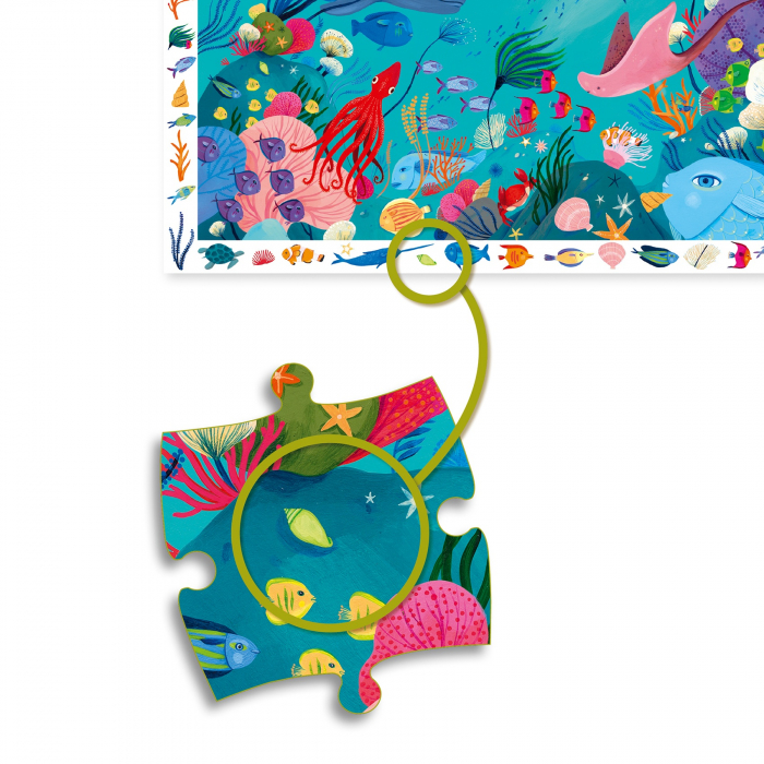 Puzzle observatie Djeco, Acvatic [3]