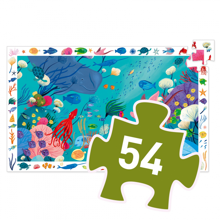 Puzzle observatie Djeco, Acvatic [4]