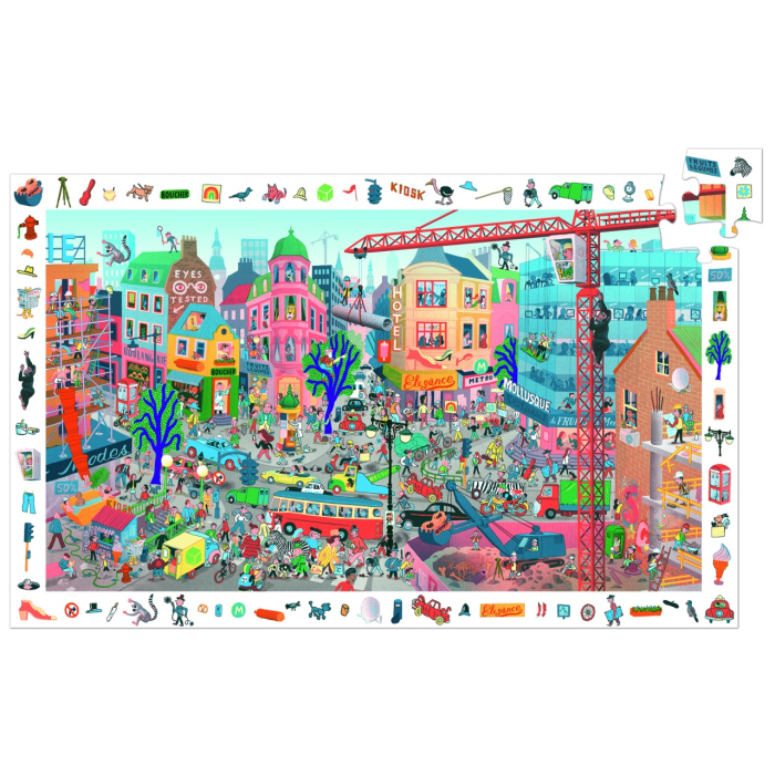 Puzzle observatie Orasul, Djeco [2]