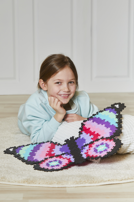 Puzzle pe numere Plus-Plus, 500 piese, Fluture [3]