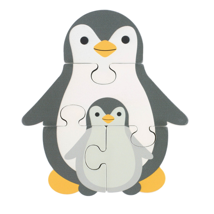 Puzzle Pinguin din lemn, Orange Tree Toys [3]