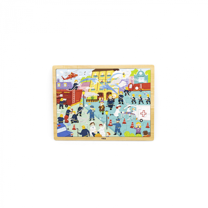 Puzzle Pompieri, 48 de piese, Viga [3]