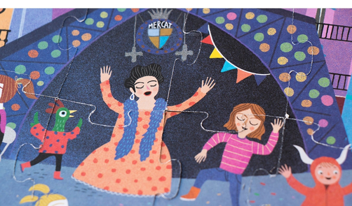 Puzzle reversibil Londji, zi si noapte in Barcelona [5]