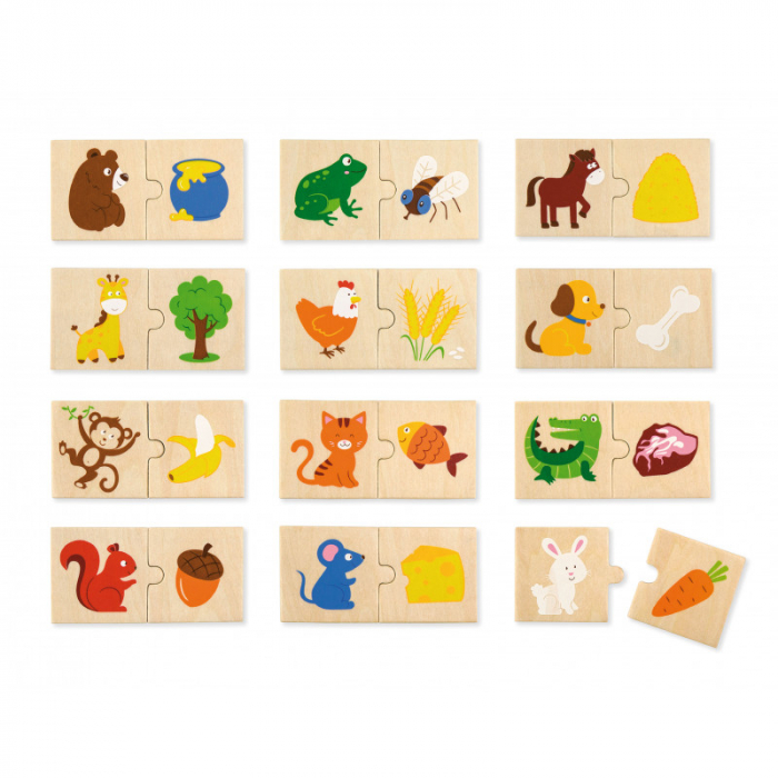 Puzzle sortator - Animale si hrana, Viga [2]