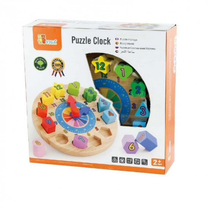 Puzzle sortator cu ceas [2]