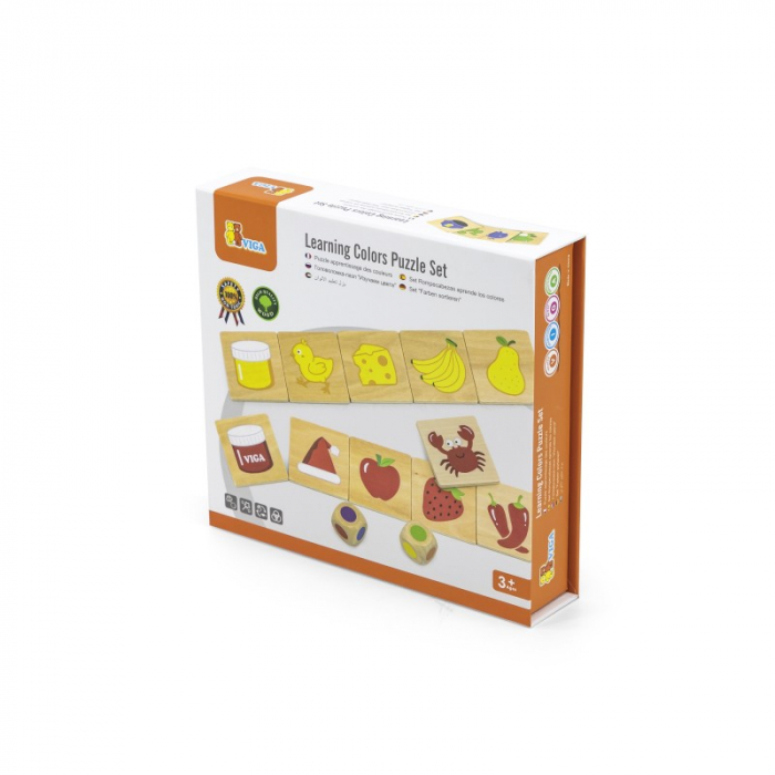 Puzzle sortator Invata culorile, Viga [5]