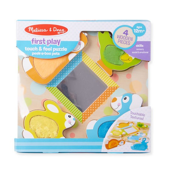 Puzzle tactil cu oglinda Pets Melissa and Doug [7]