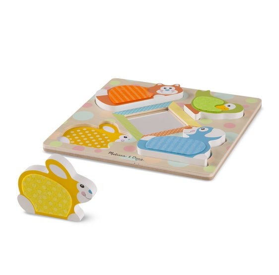 Puzzle tactil cu oglinda Pets Melissa and Doug [6]