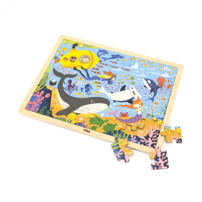 Puzzle Viata marina, 48 de piese, Viga [2]