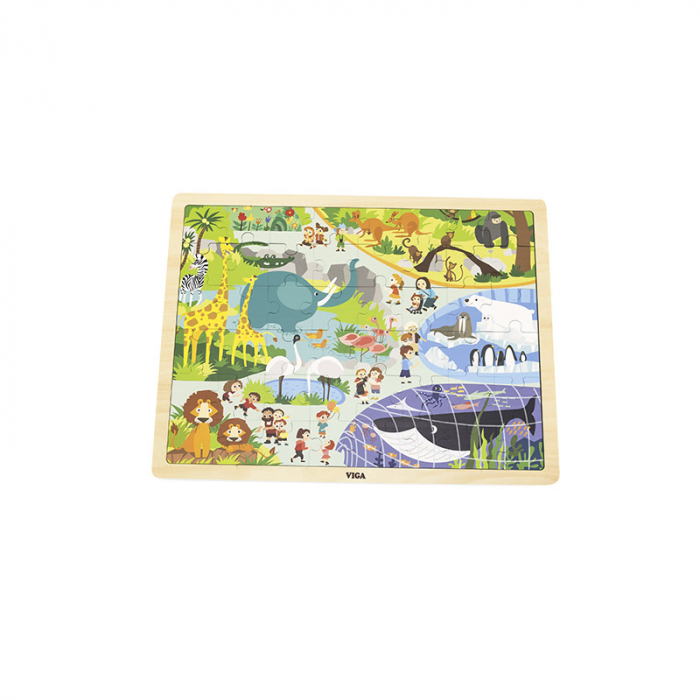 Puzzle Zoo, 48 de piese, Viga [2]