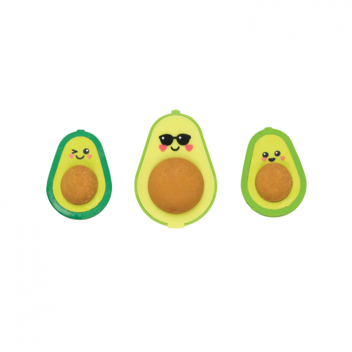 Set ascutitoare si radiere Avocado Love - set de 3 [2]