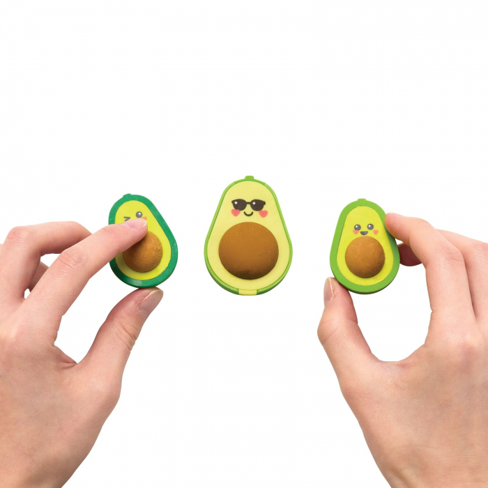 Set ascutitoare si radiere Avocado Love - set de 3 [6]