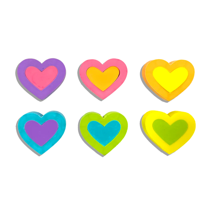 Radiere Inimi inflorite - set de 6 , Hearts in Bloom [3]