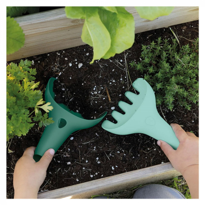 Raki, set pentru plaja si gradina, verde, Quut Toys [2]
