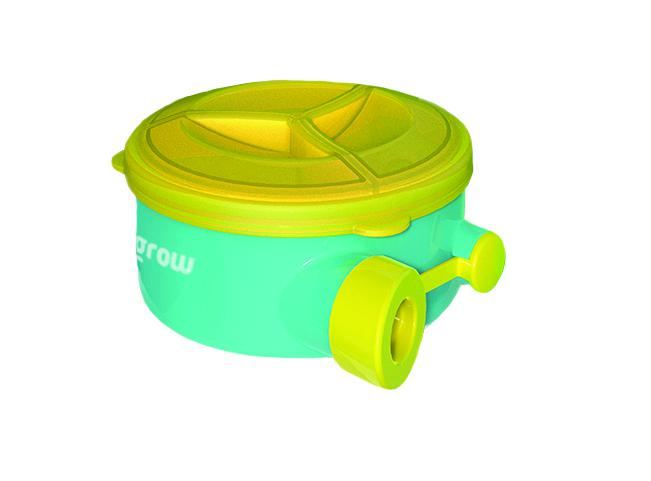 Recipient lapte praf cu 3 compartimente ,250ml, U-Grow [2]