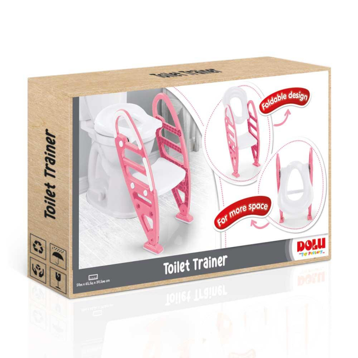 Reductor pentru toaleta cu scarita - Roz [7]