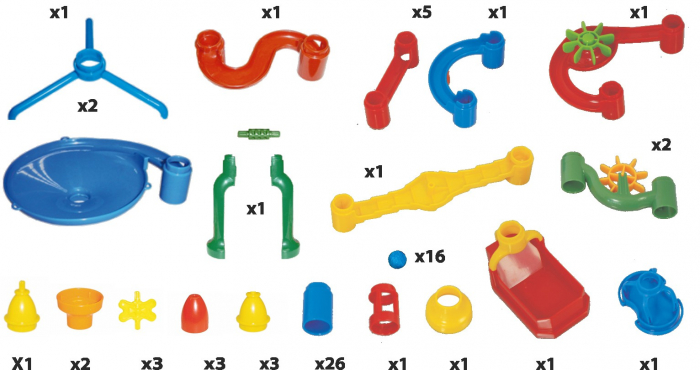Roller coaster de construit Miniland 80 piese [4]