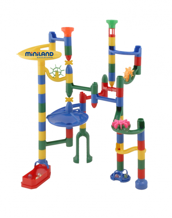 Roller coaster de construit Miniland 80 piese [2]