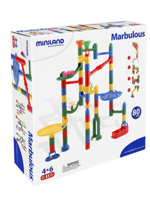 Roller coaster de construit Miniland 80 piese [1]