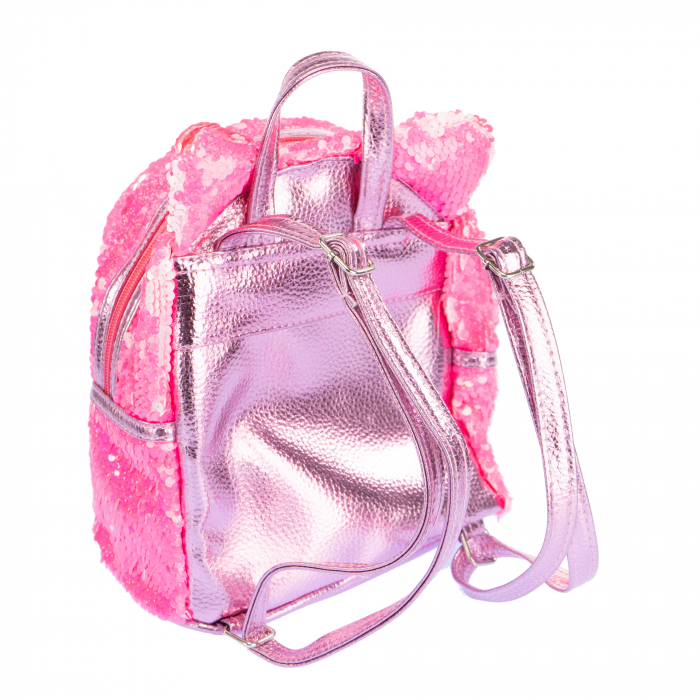 Rucsac mini Girabrilla Kitty – model Pisicuță cu paiete reversibile [2]