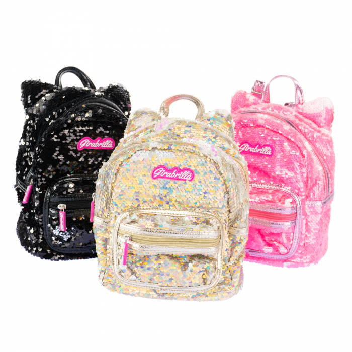 Rucsac mini Girabrilla Kitty – model Pisicuță cu paiete reversibile [5]