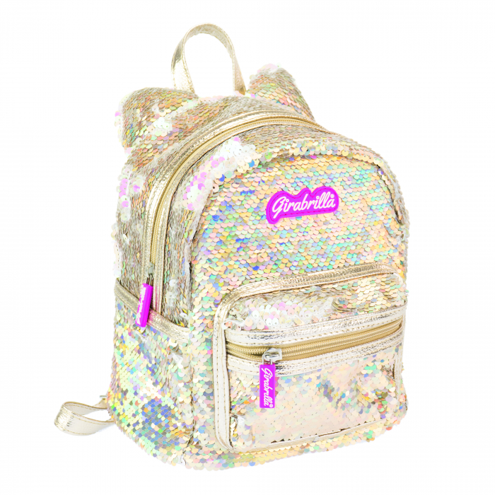 Rucsac mini Girabrilla Kitty – model Pisicuță cu paiete reversibile [2]