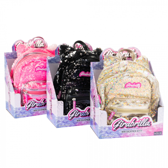 Rucsac mini Girabrilla Kitty – model Pisicuță cu paiete reversibile [4]